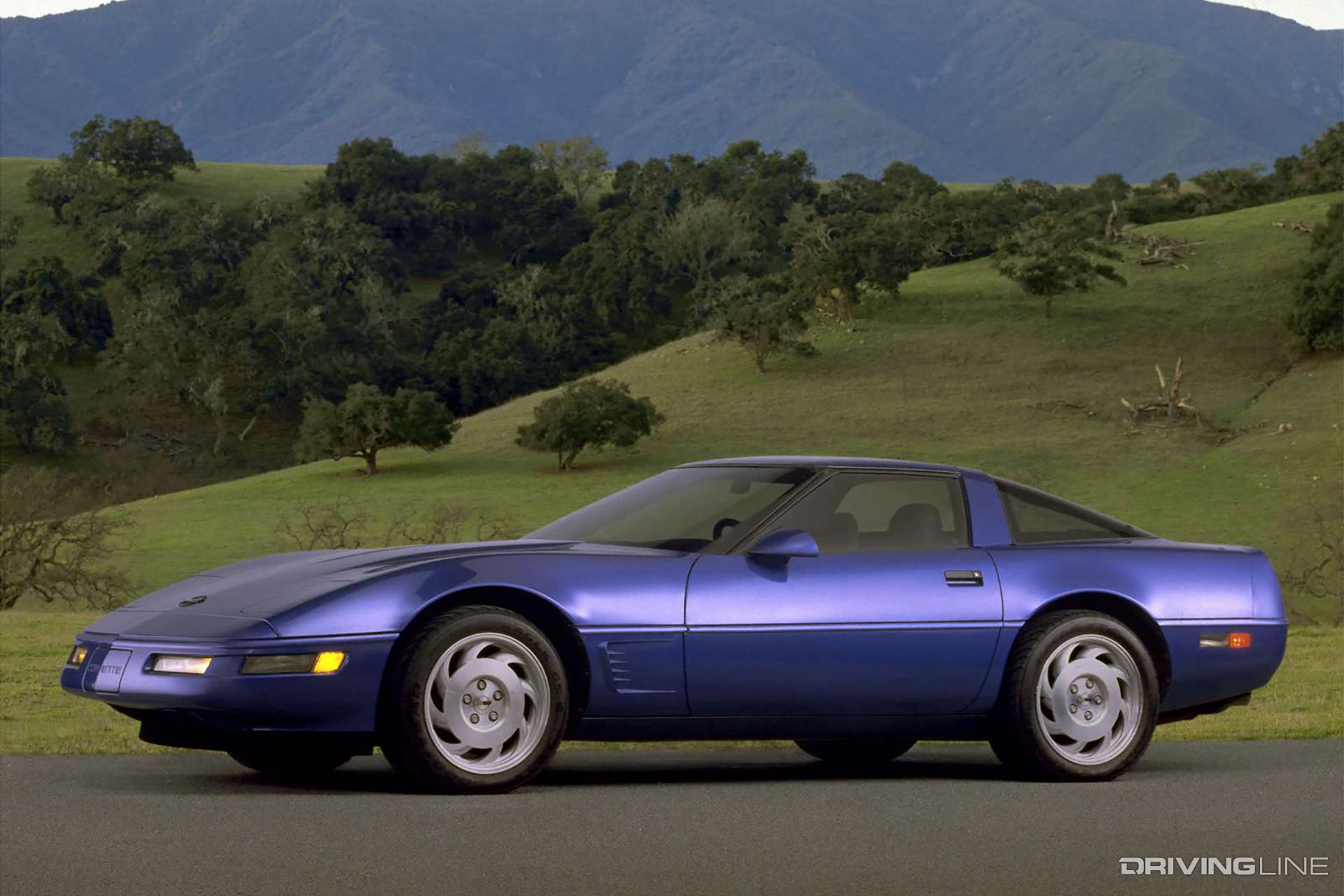 C4 Corvette Blue