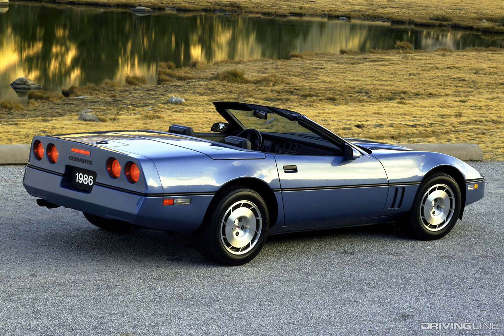 C4 Corvette Convertible Blue