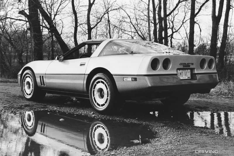 C4 Corvette Rear View