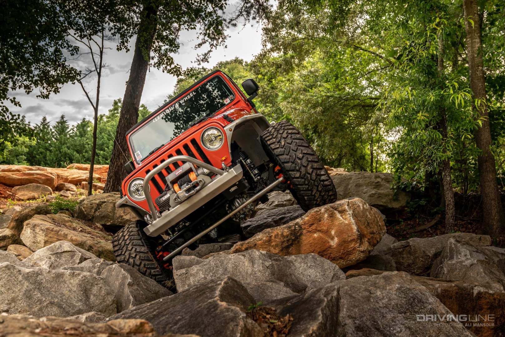 2005 Jeep Wrangler TJ with Warn winch