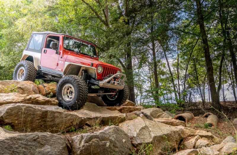 The Total Jeep 2005 Jeep Wrangler on Rubicon JK Axles DrivingLine