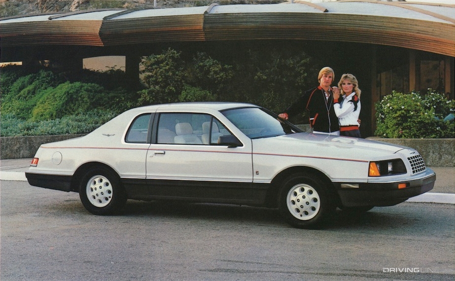 Ford Thunderbird FILA with couple