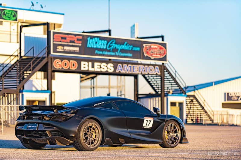 McLaren 720S at the Texas Motorplex