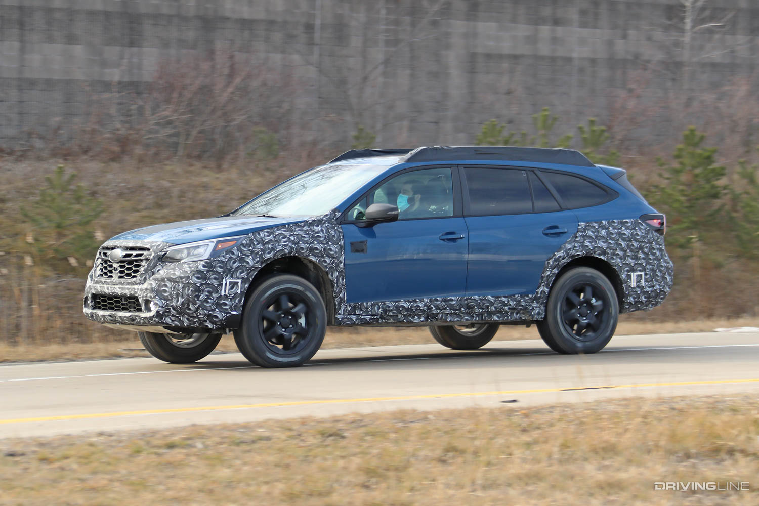 Spy Photos: 2022 Subaru Outback Wilderness driver side