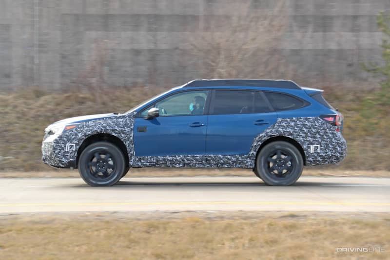 Spy Photos: 2022 Subaru Outback Wilderness side profile