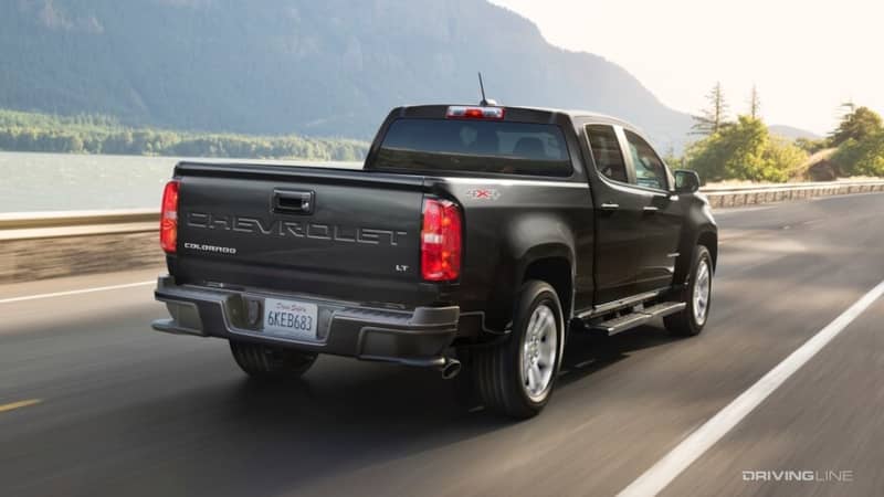 Chevrolet Colorado black rear