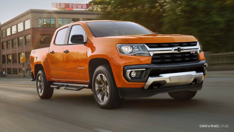 Chevrolet Colorado Z71 in orange