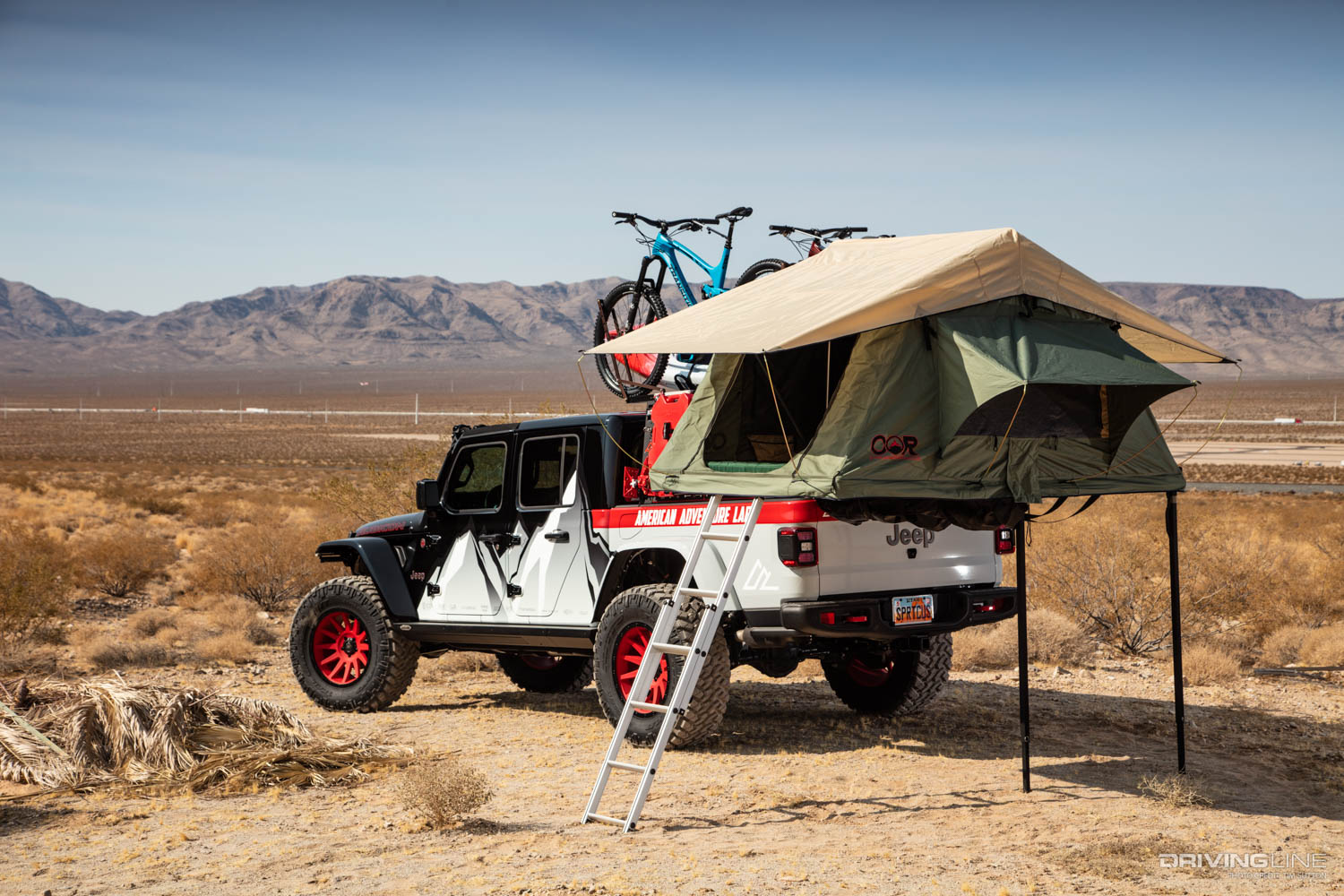 AAL Jeep Gladiator rooftop ATLAS Tent System