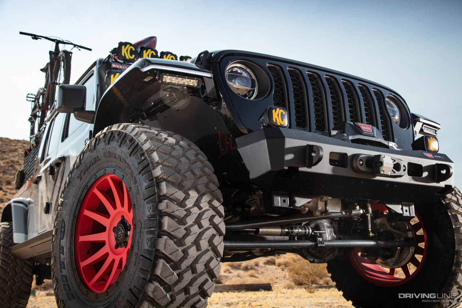 front end of AAL Jeep Gladiator