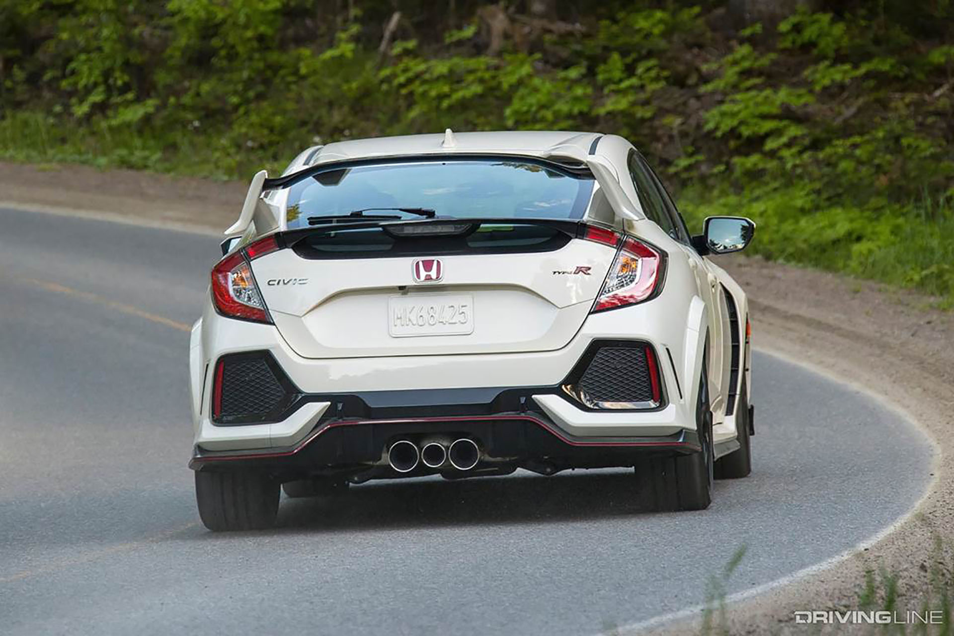 Honda Civic Type R FK8 Rear View