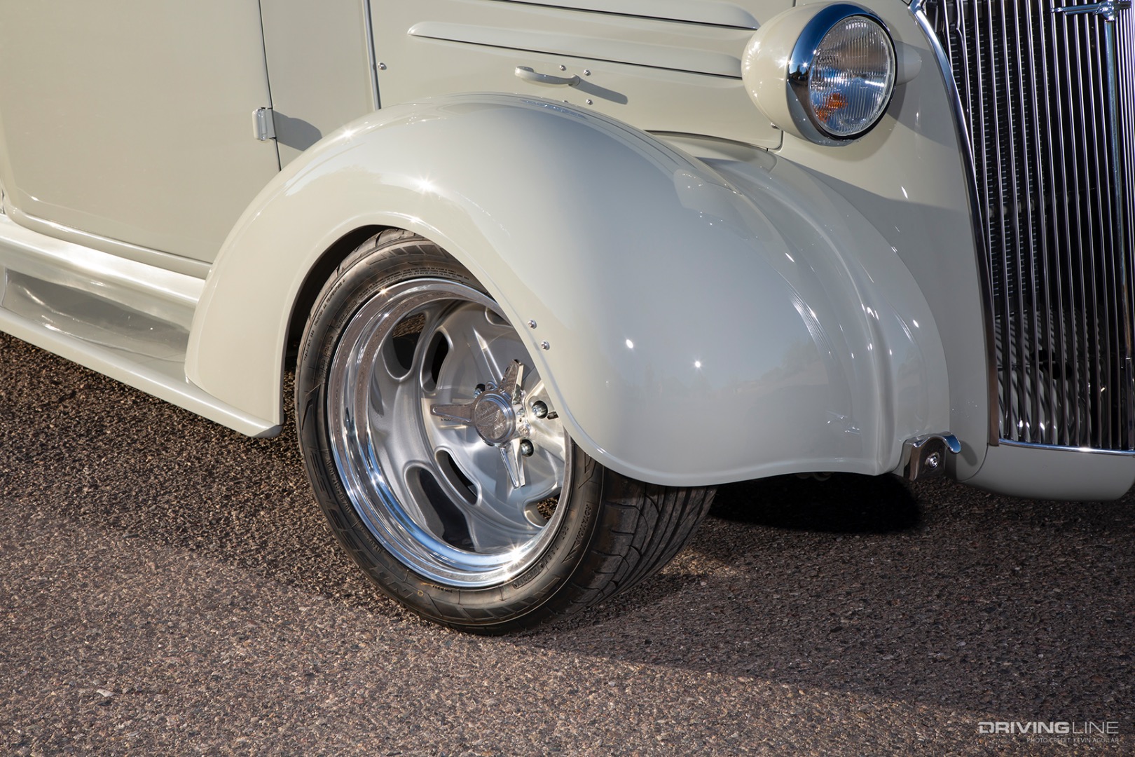 Nitto NT555 G2 tires of Chris Hubble's '37 Chevy Pickup