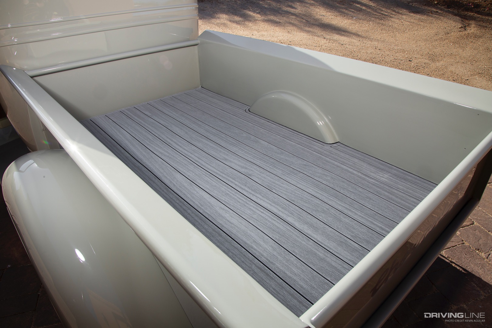 Bed of Chris Hubble's '37 Chevy Pickup