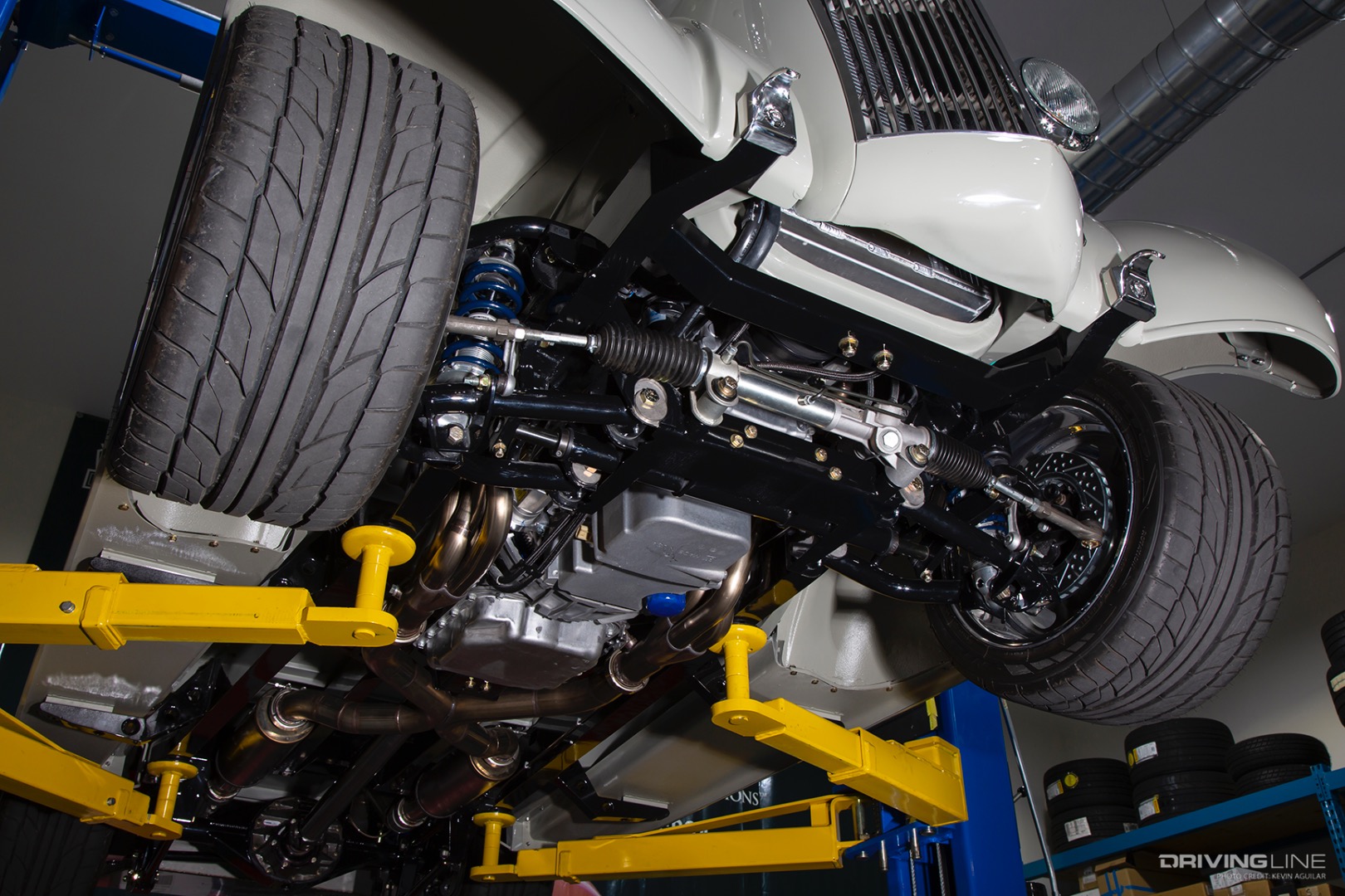 Chassis of Chris Hubble's '37 Chevy Pickup