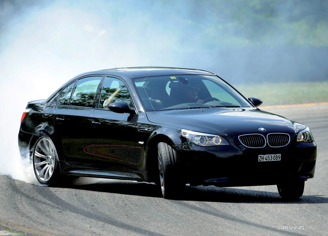 BMW M5 on track