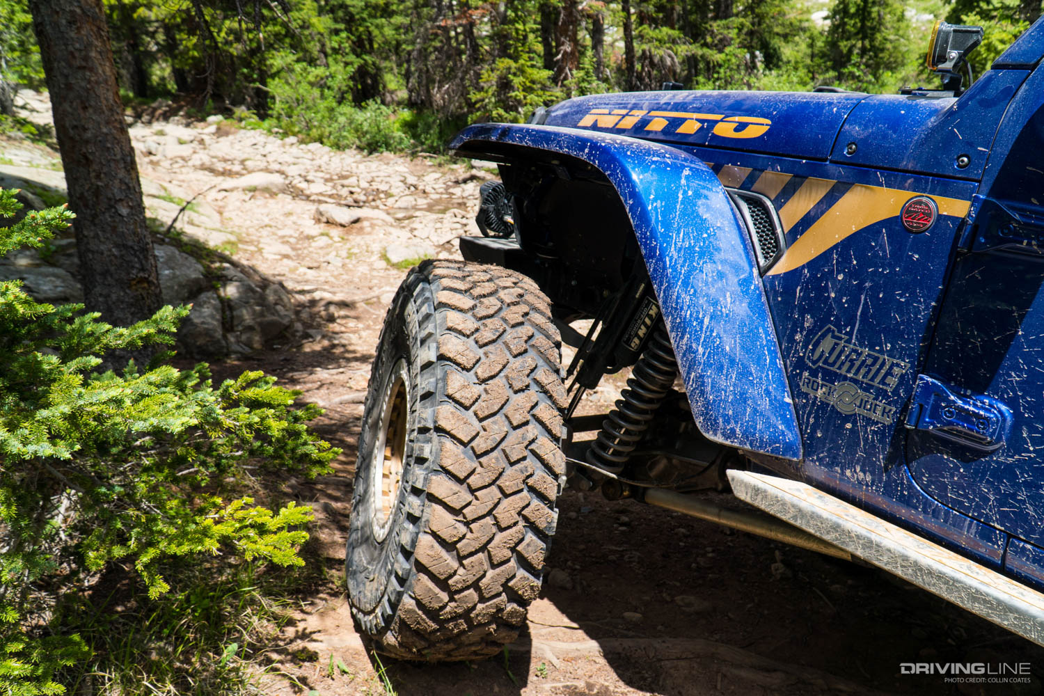 Jeep Wrangler wheeling on Nittos