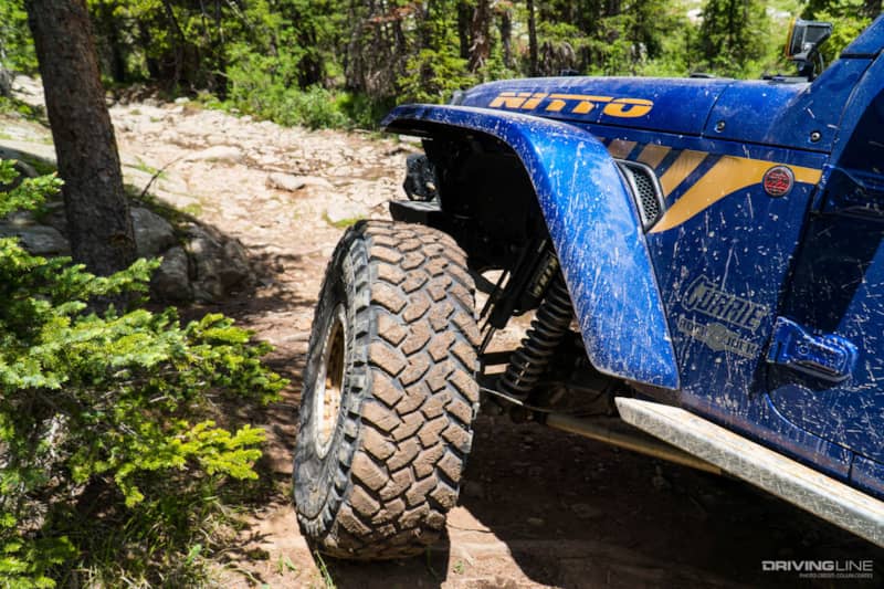Jeep Wrangler wheeling on Nittos