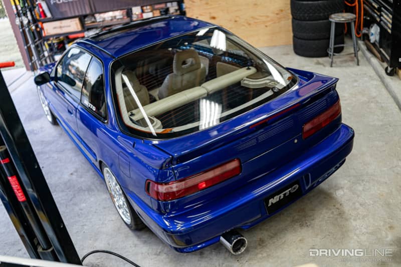 1991 Acura Integra LS rear top view