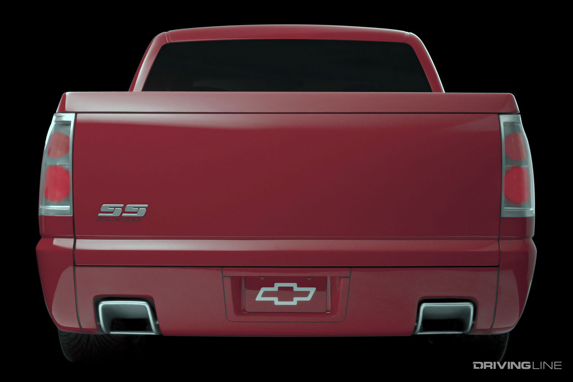 2000 Chevy Silverado SS Concept Rear View
