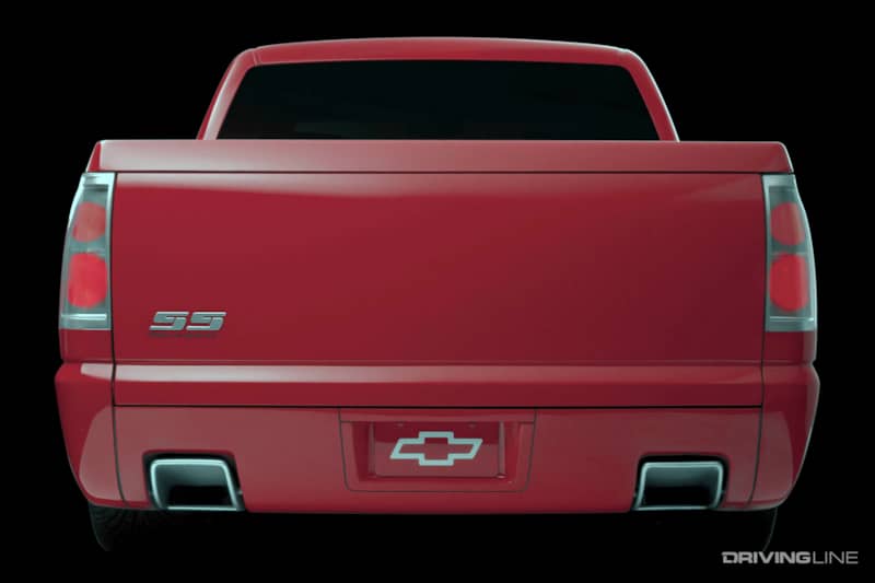 2000 Chevy Silverado SS Concept Rear View