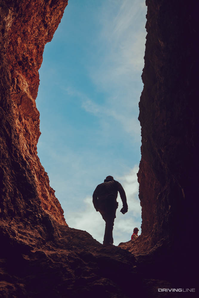 Canyon view off-road in Odess or Duran canyon