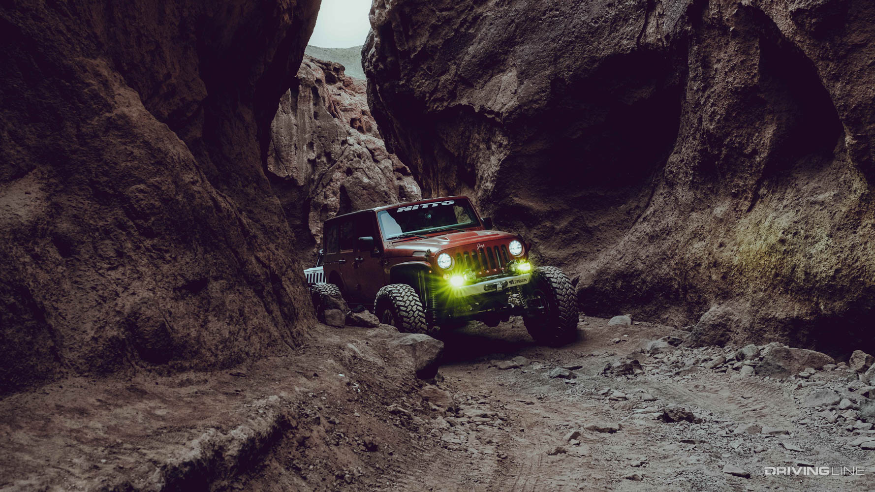 Jeep on Trail at Odessa Canyon