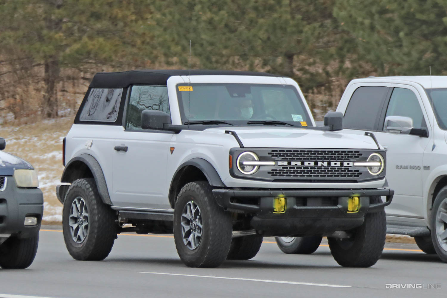 New Bronco Soft Top fastback front view