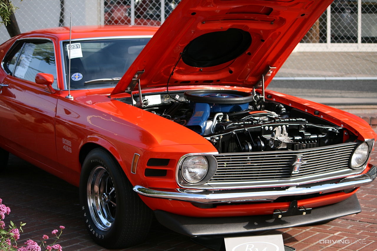 Boss 429 engine in Mustang