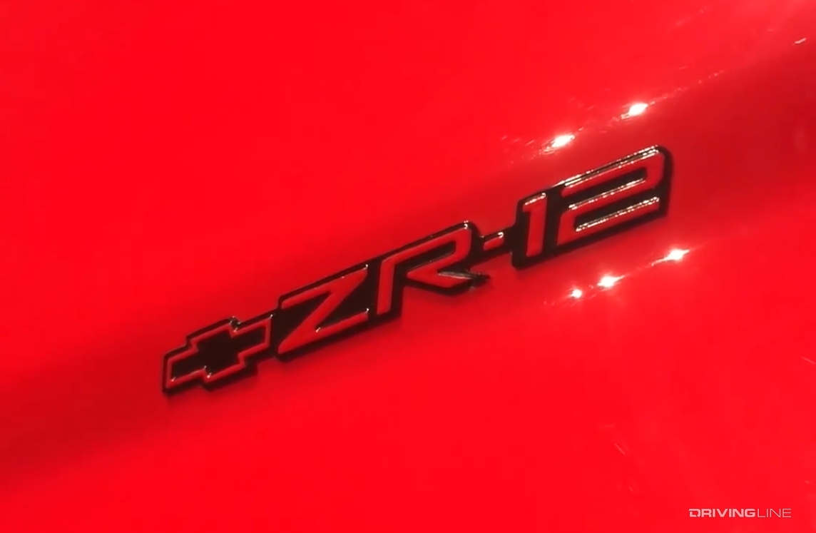 Chevrolet Corvette ZR12 Falconer badge