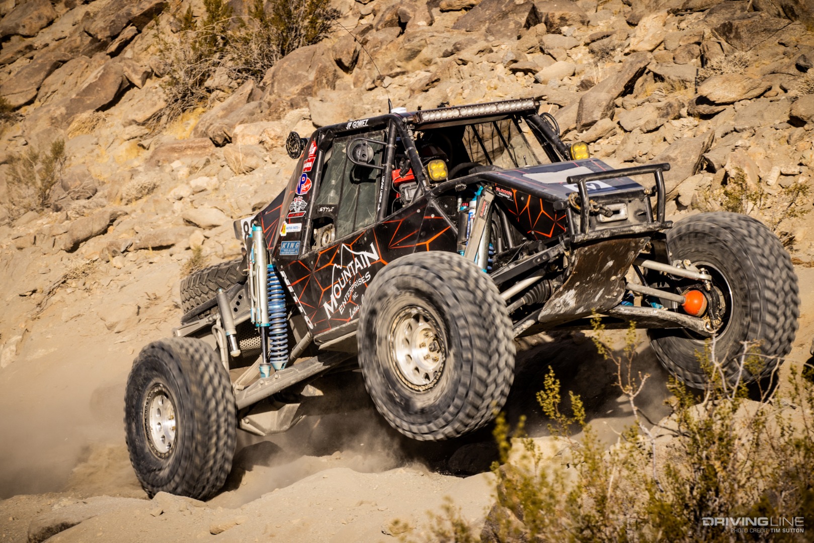 JP Gomez climbing a small hill