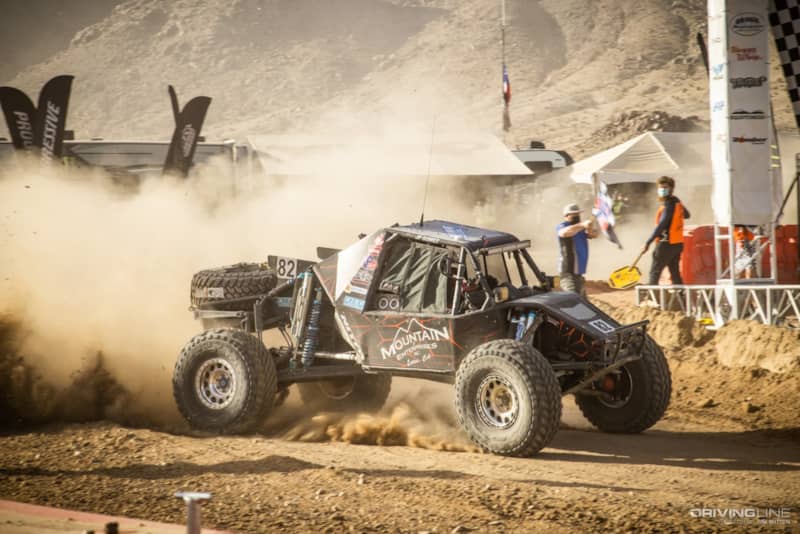 JP Gomez crossing the finish line