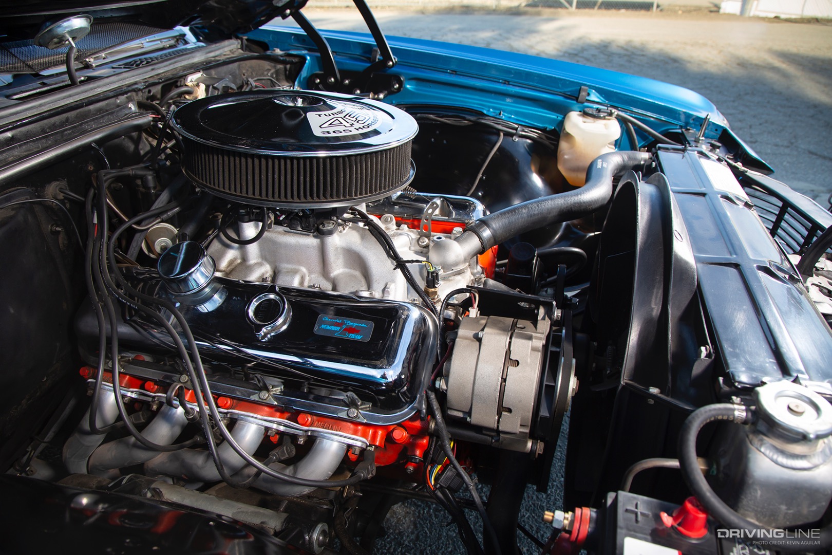 Big Block Engine of Chris Plump's '71 Chevy El Camino