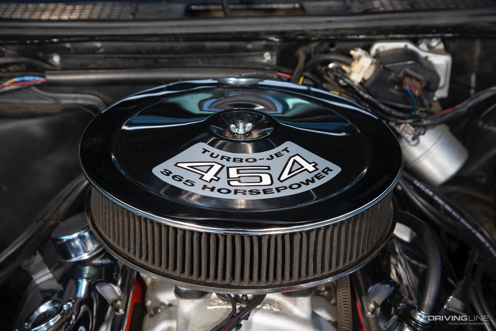 Air Filter of Chris Plump's '71 Chevy El Camino