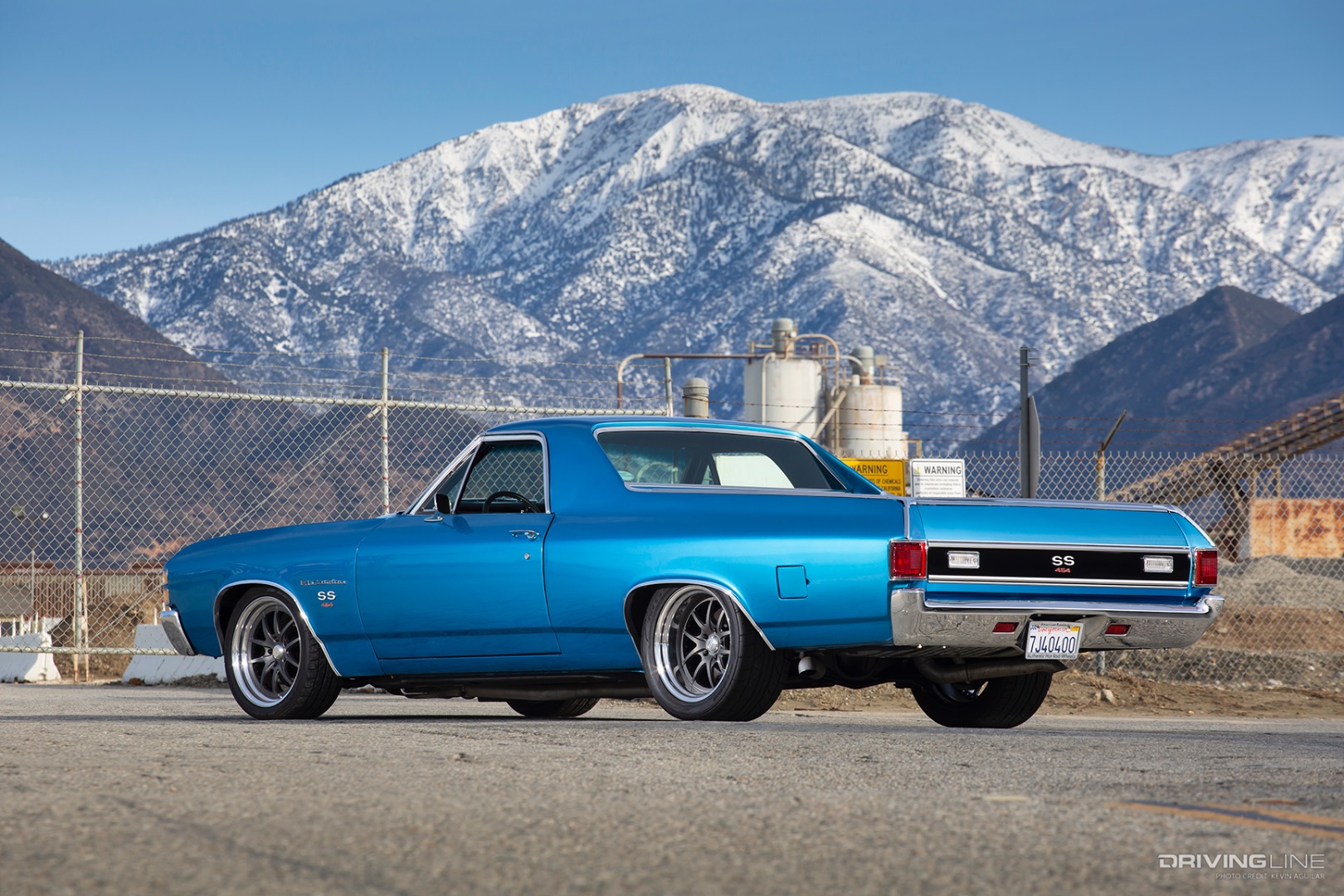 Rear of Chris Plump's ’71 Chevy El Camino