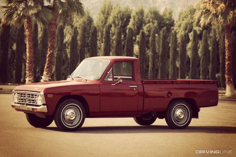 Ford Courier Red Side View