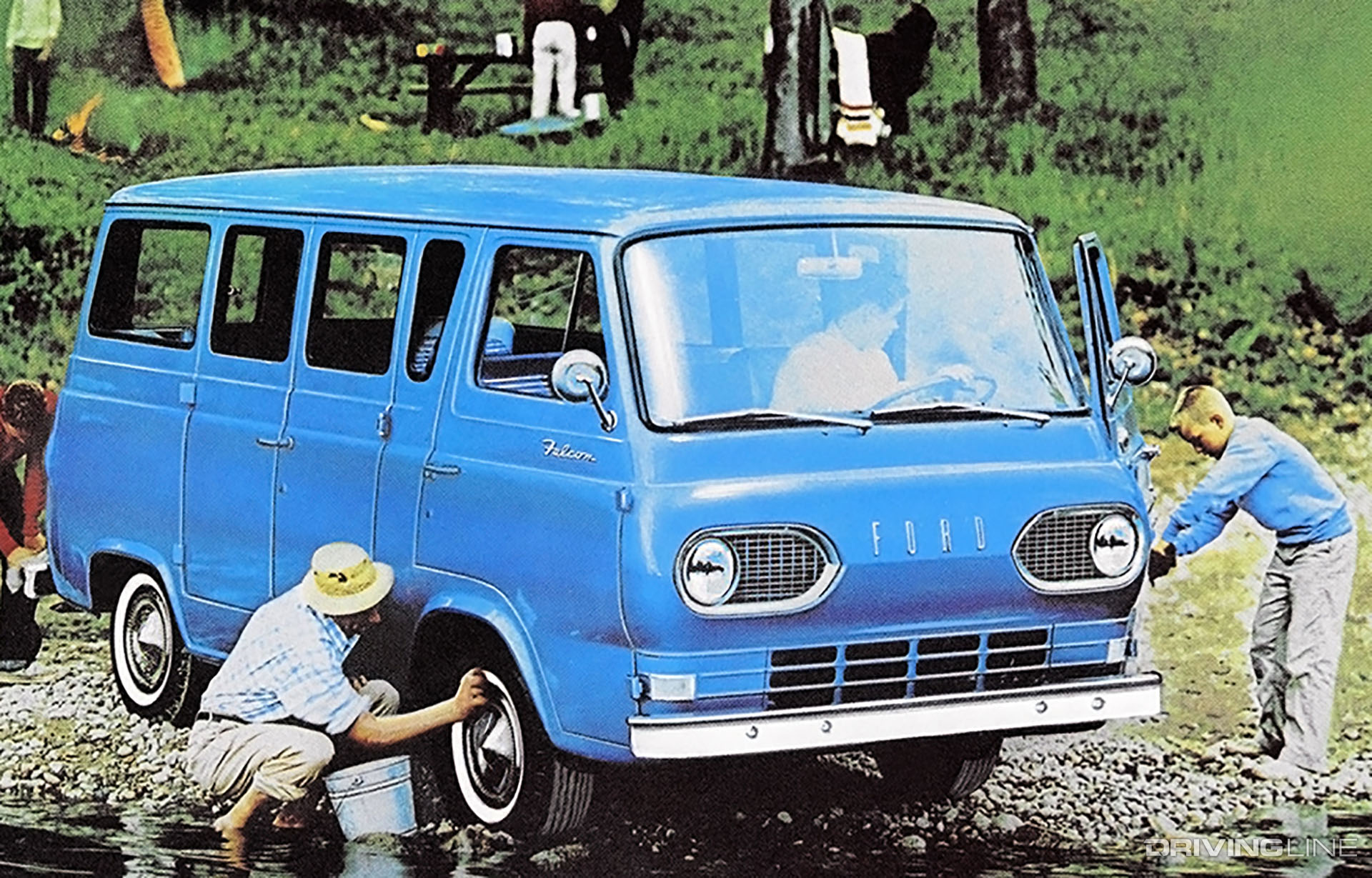 Ford Falcon Passenger Van Blue