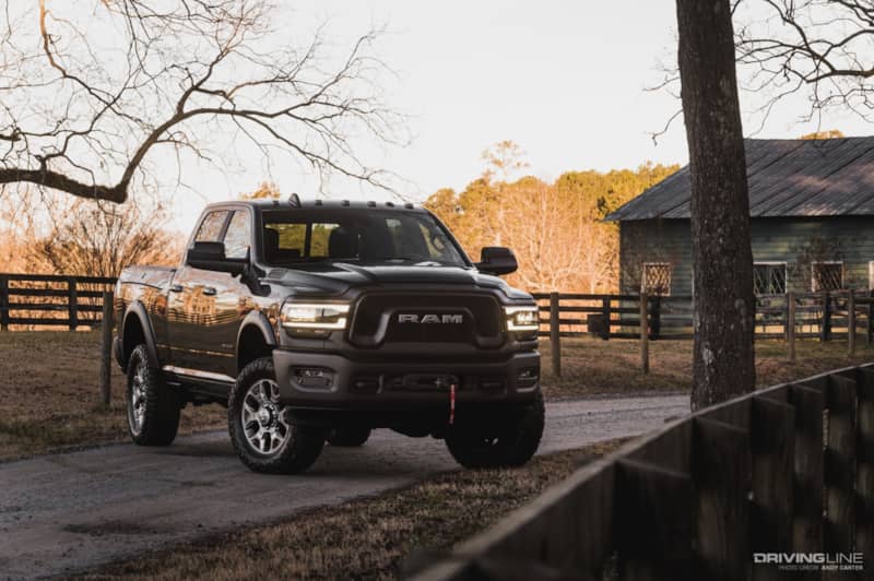 Ram Power Wagon front angle