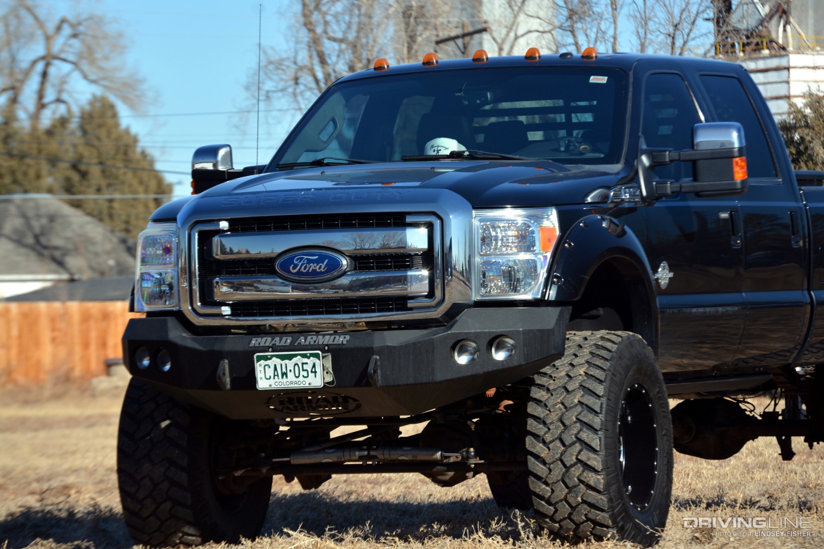Lifted 2011 Ford F350 front 3/4