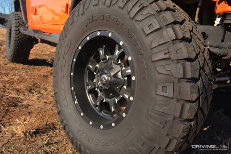 2013 Jeep Wrangler Front Passenger Wheel and Tire