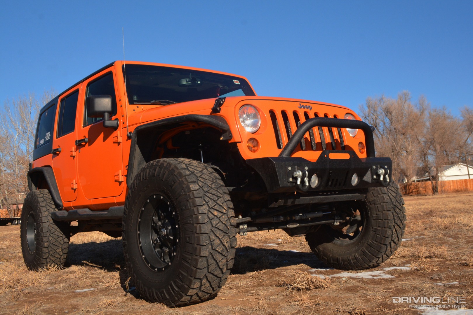 2013 Jeep Wrangler 4-door Front 3/4