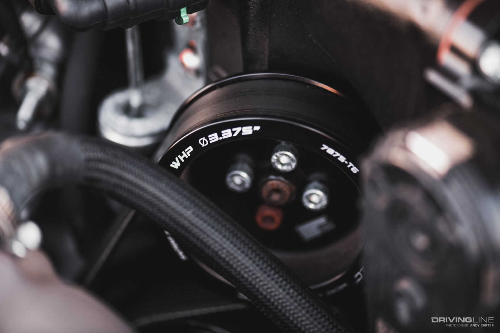 Twin-screw supercharger pulley