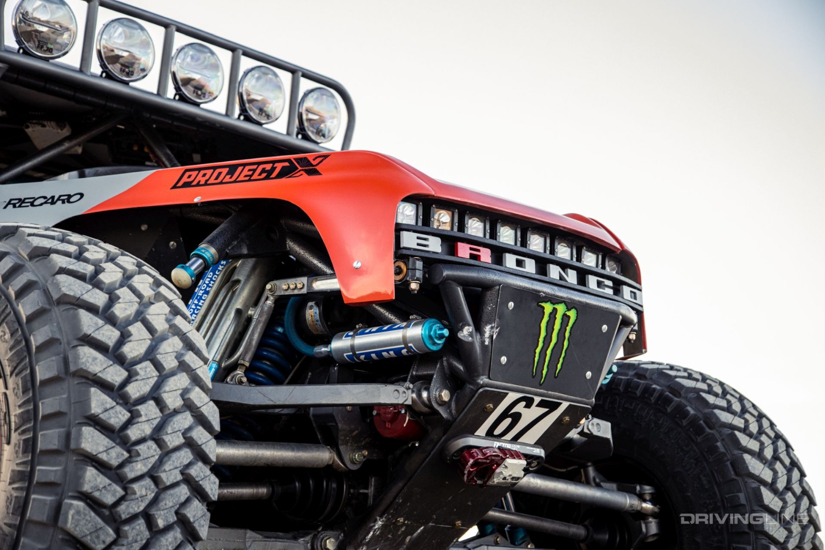 2021 Ford Bronco 4400 Race Rig front end