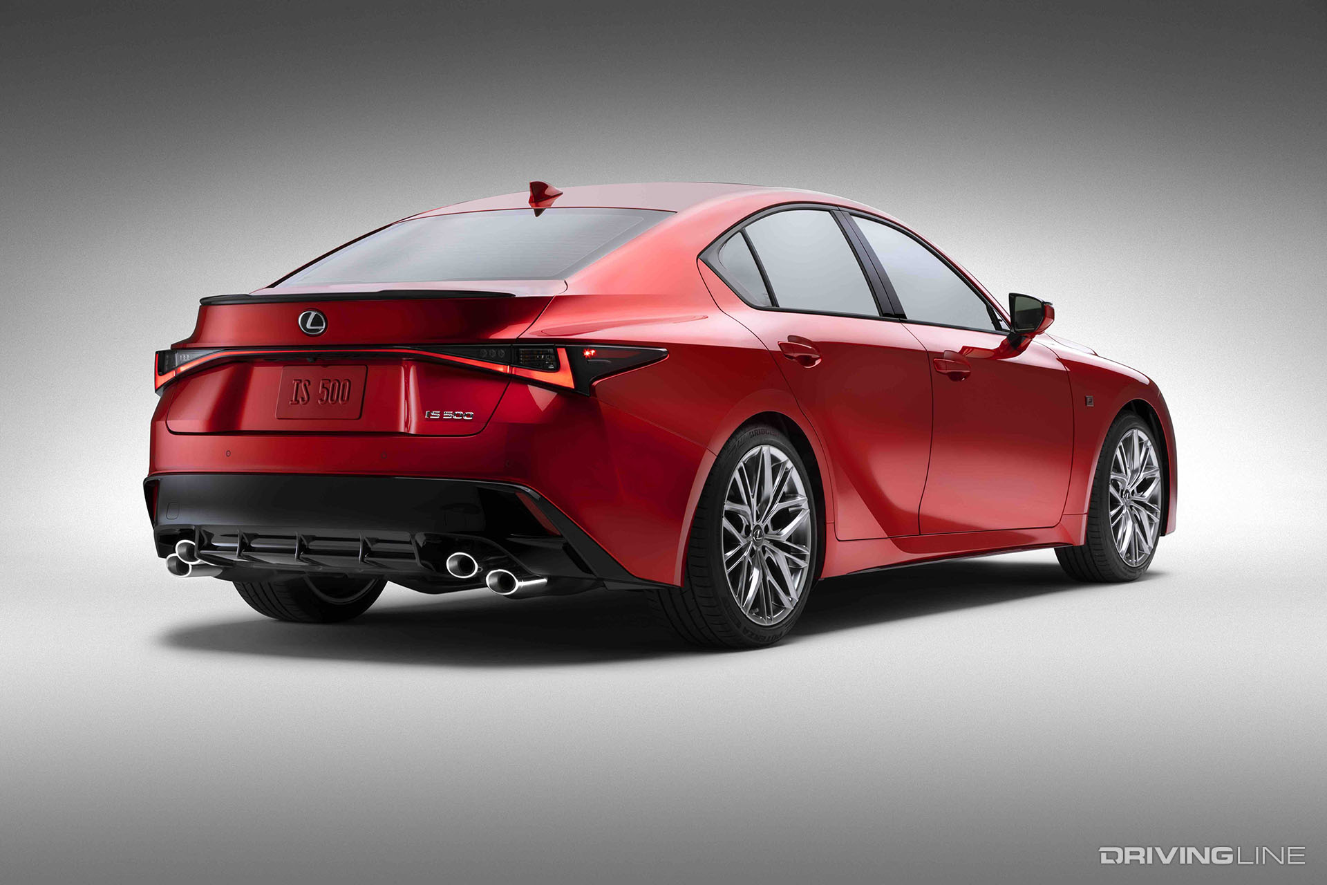 2022 Lexus IS500 F-Sport Rear View