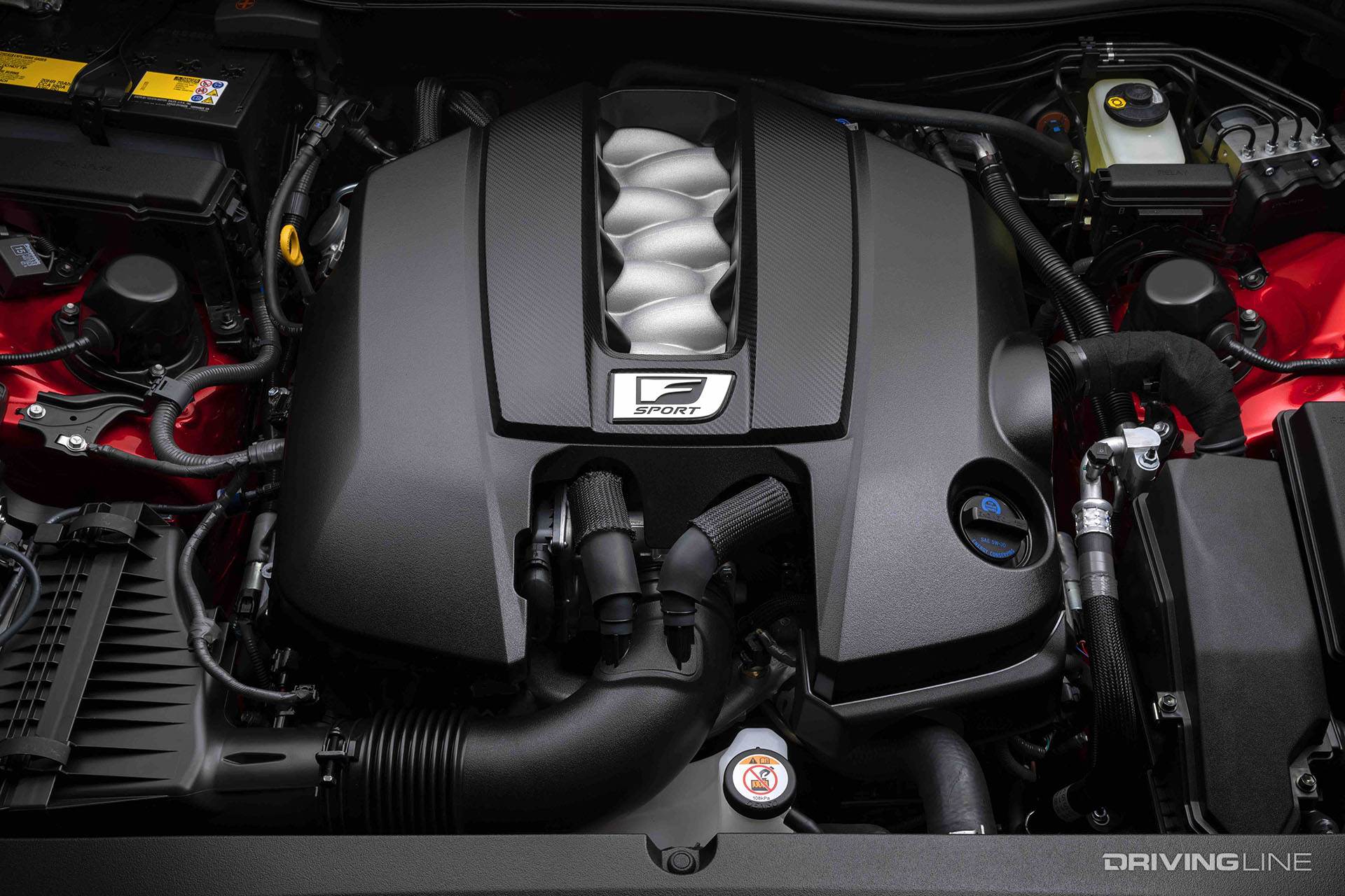 2022 Lexus IS500 F-Sport Performance V8 Engine