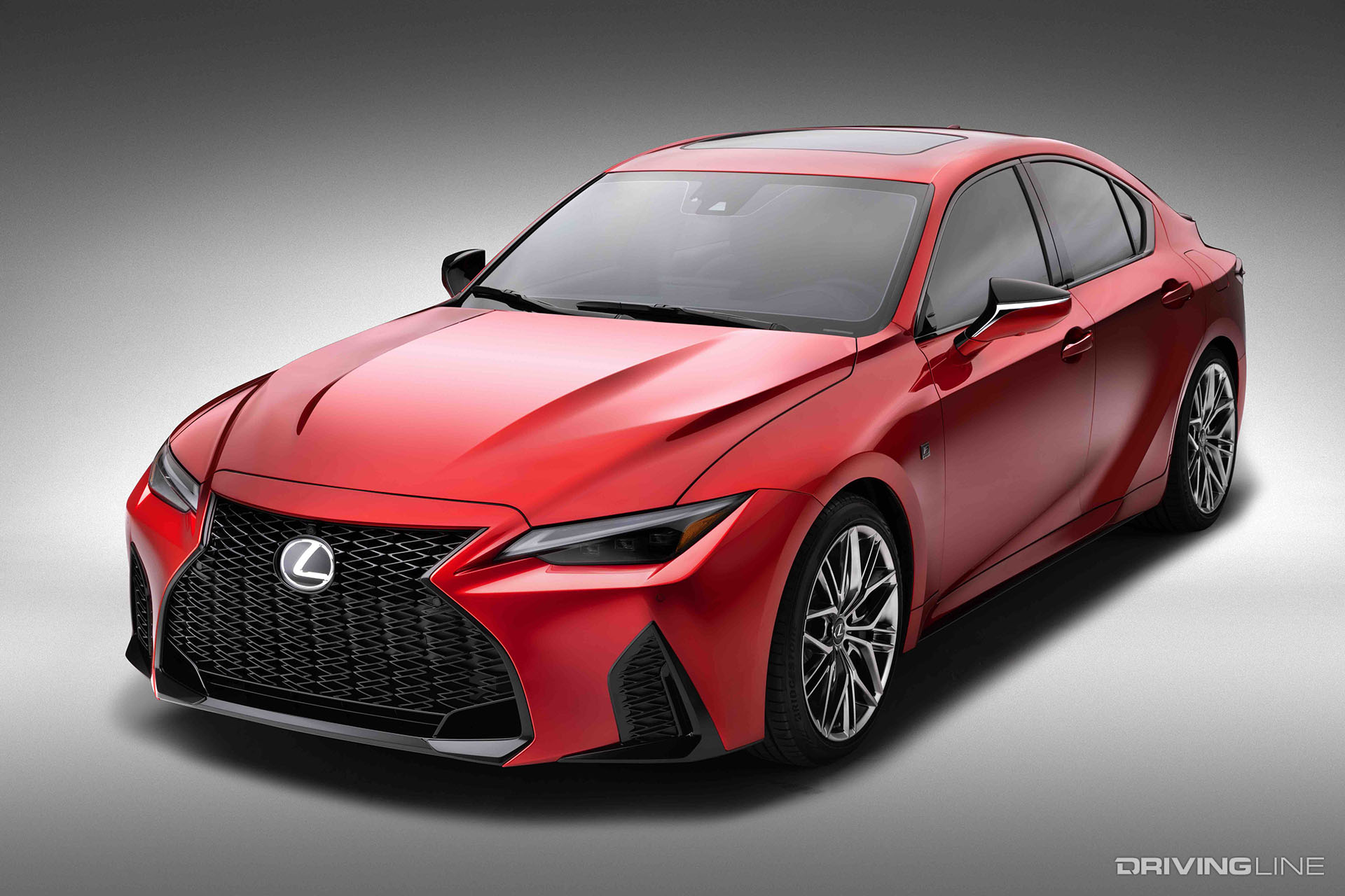 2022 Lexus IS500 F-Sport Performance Front 3/4 View