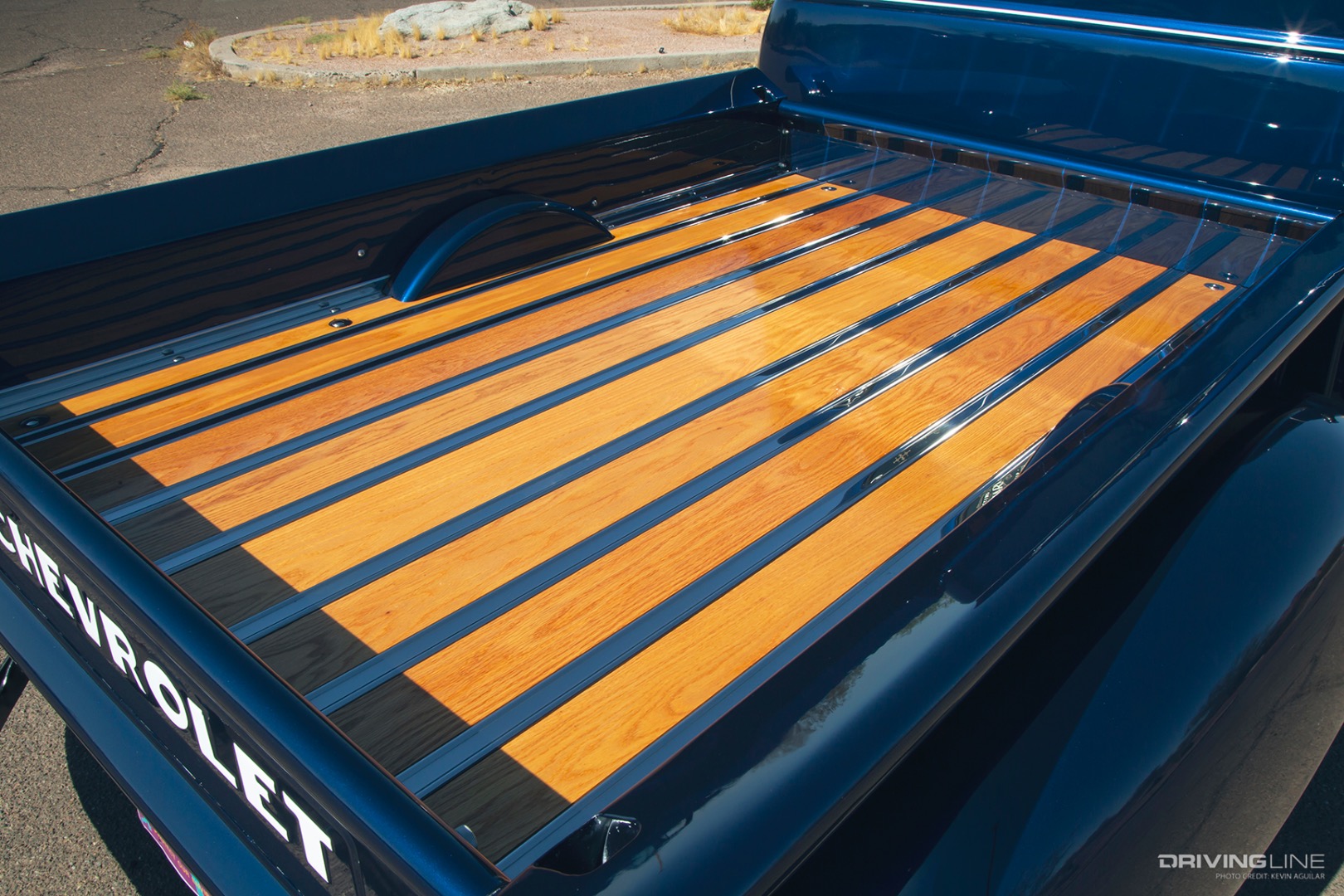 Bed of Mark Lynch's '49 Chevy 3100 Advance Design Pickup