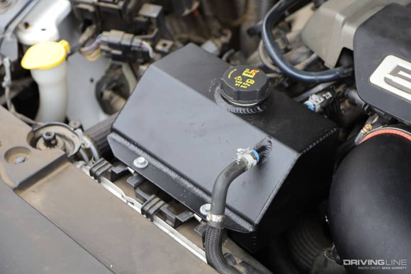 Steeda S550 Coolant Expansion Tank Black