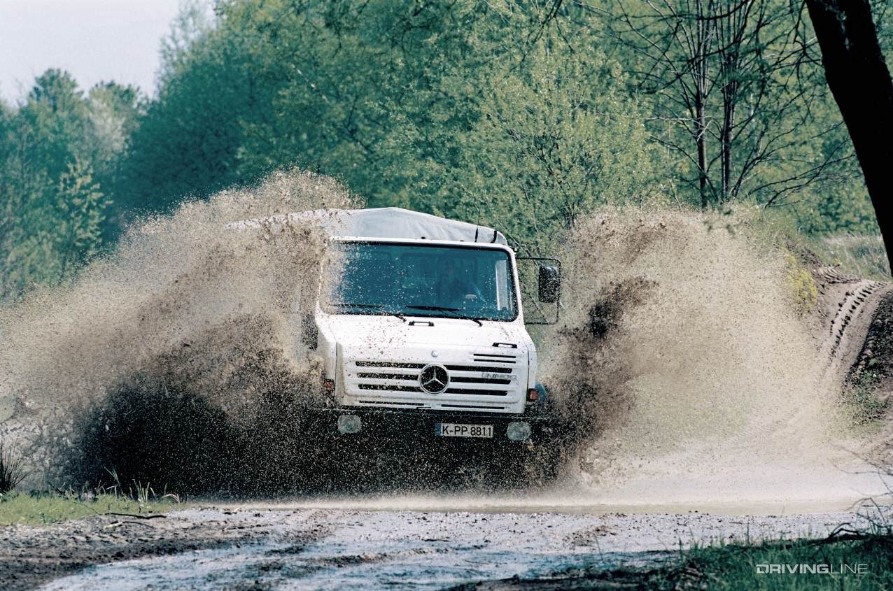Unimog in the mud
