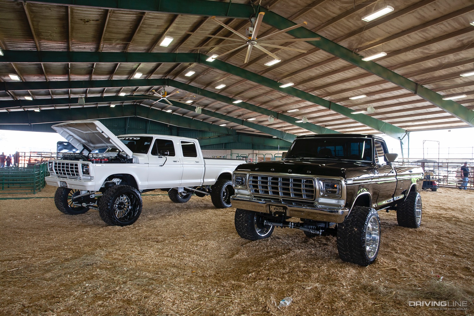 Custom Lifted Fords at 2021 Lone Star Throwdown