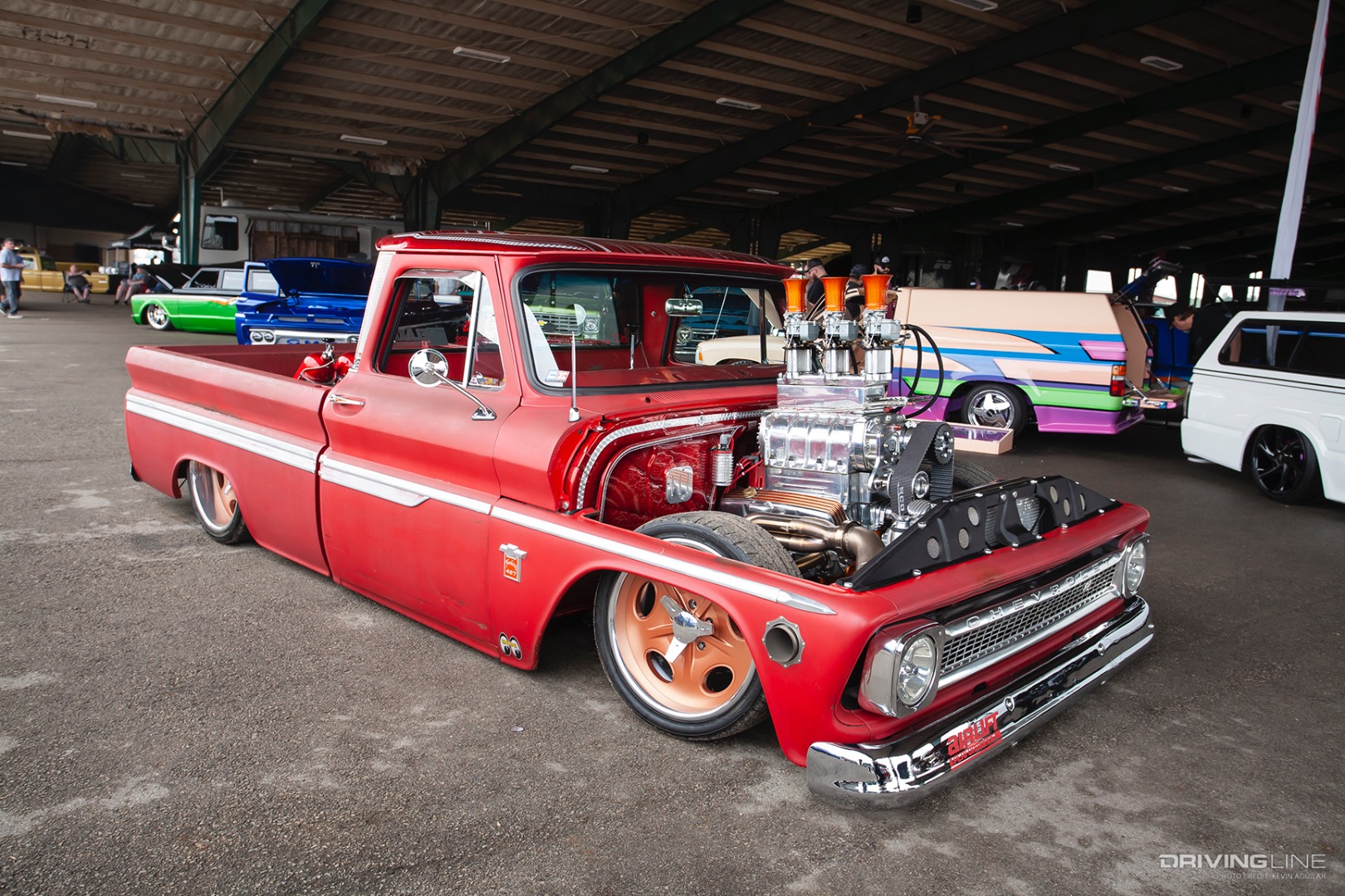 Dave Schneider's '65 Chevy C10 at 2021 Lone Star Throwdown