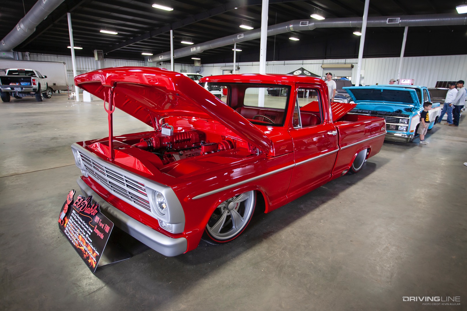 Fred Bishop's '71 Ford F100 at 2021 Lone Star Throwdown